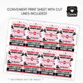 print your sneaker dance tickets at home or the print shop
